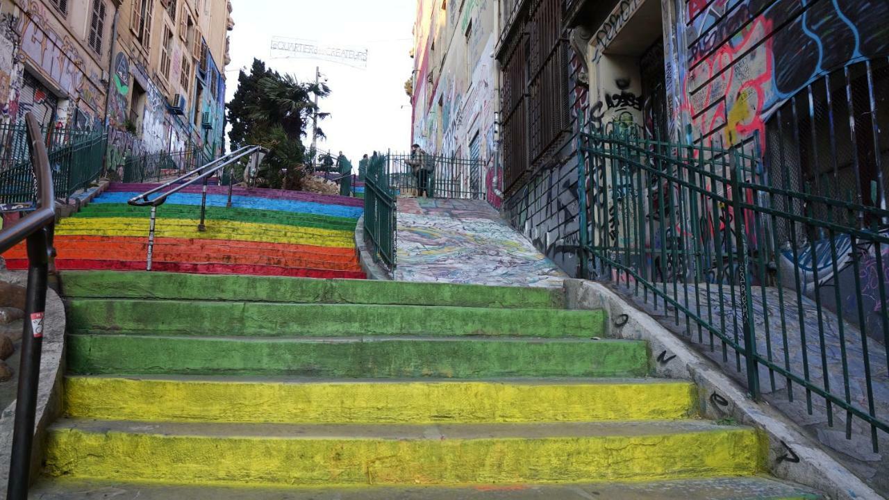 Quartier Des Createurs "La Plaine Cours Julien" Chambre Privee Dans Appartement Menage Frequent Des Parties Commune Marseilles Exterior foto