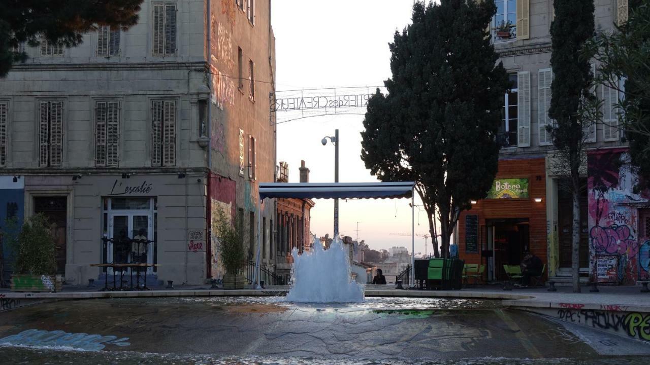 Quartier Des Createurs "La Plaine Cours Julien" Chambre Privee Dans Appartement Menage Frequent Des Parties Commune Marseilles Exterior foto